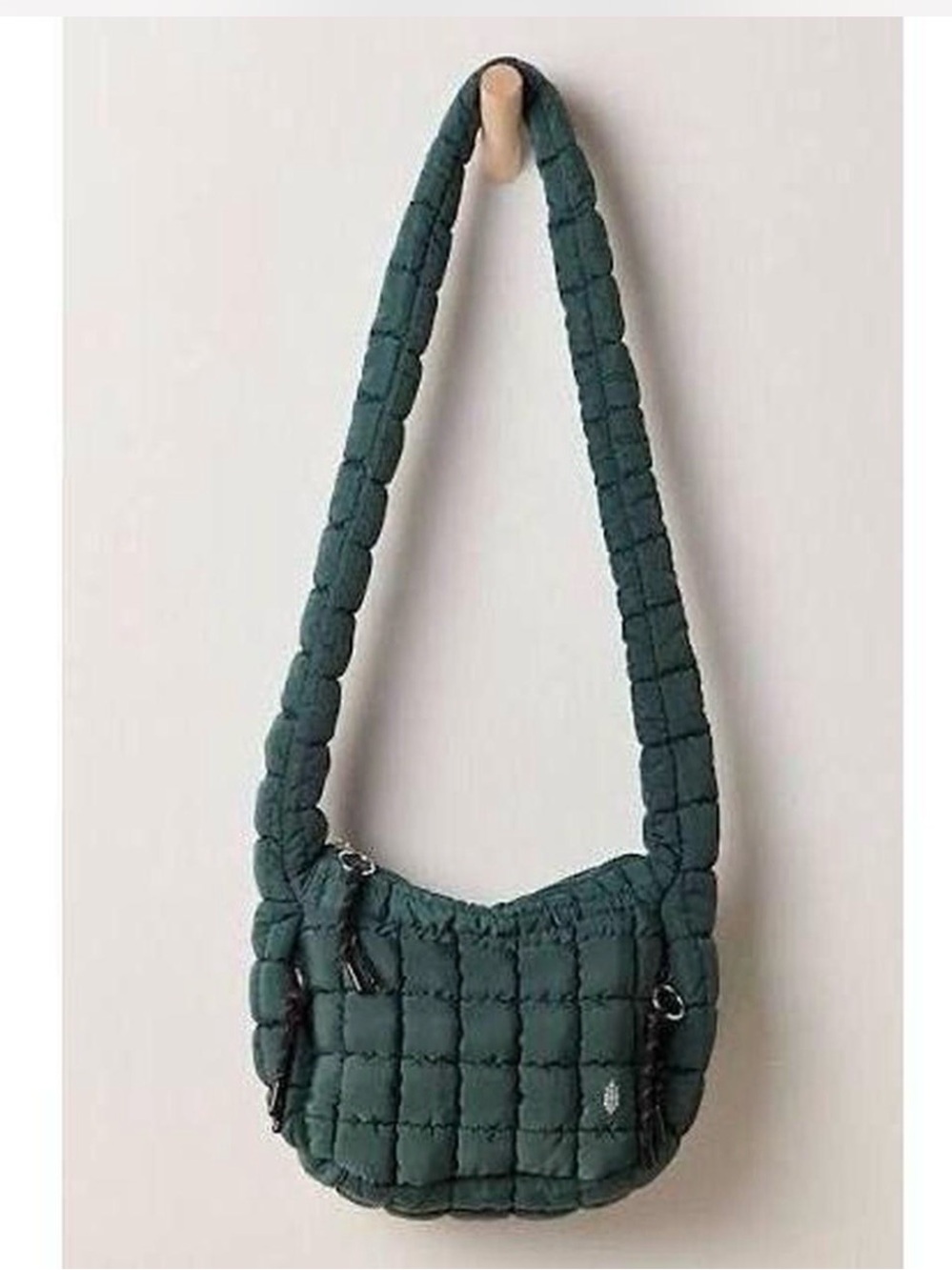 FP Movement Mini Quilted Carryall Crossbody Bag in Evergreen